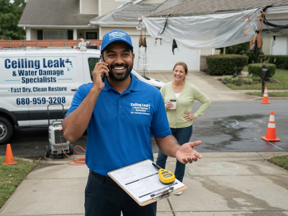 Ceiling Leak Cleanup Oakwood, OH FAQs